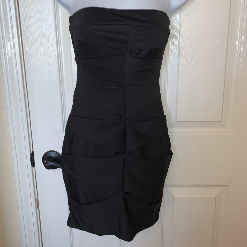 🌹New Agaci black multi-way strap bodycon dress